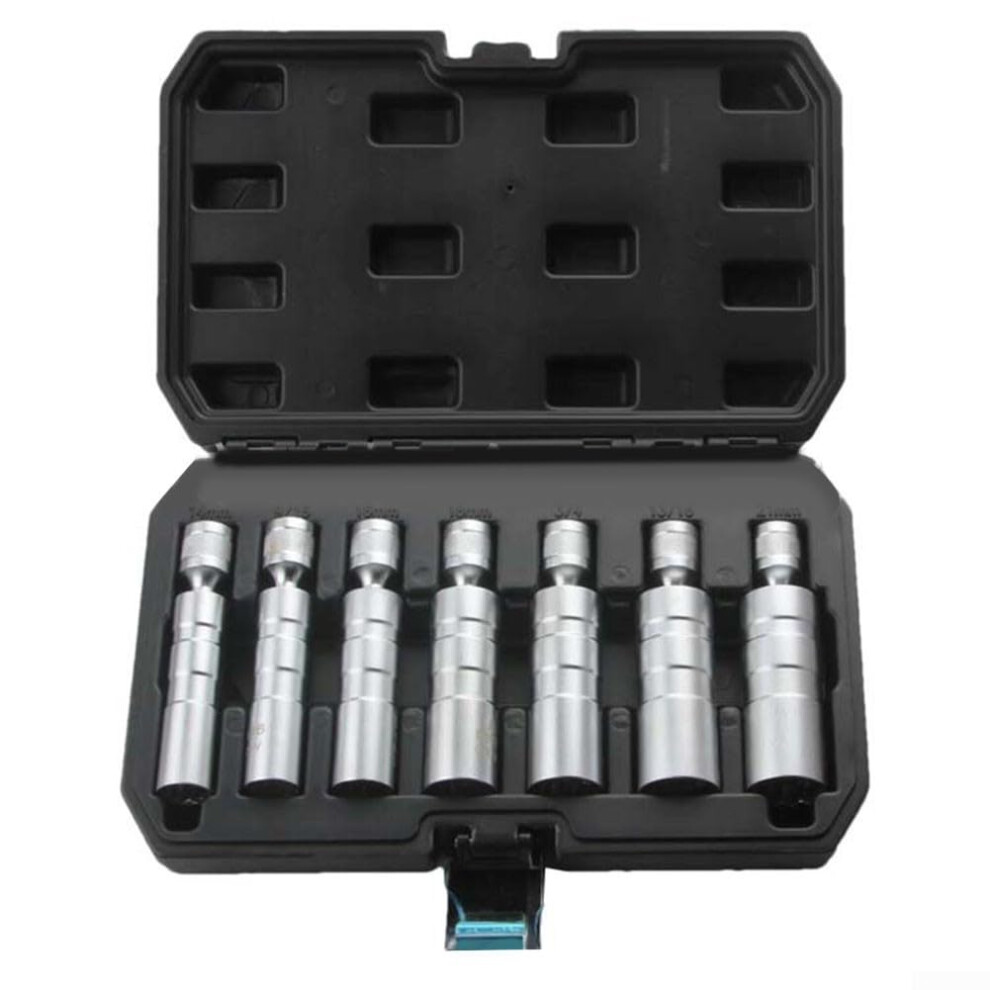 7 Piece Spark Socket Wrench Set With Magnetic Design For Mechanic's Toolbox Magnetic Socket Wrench Kit 9393856679447