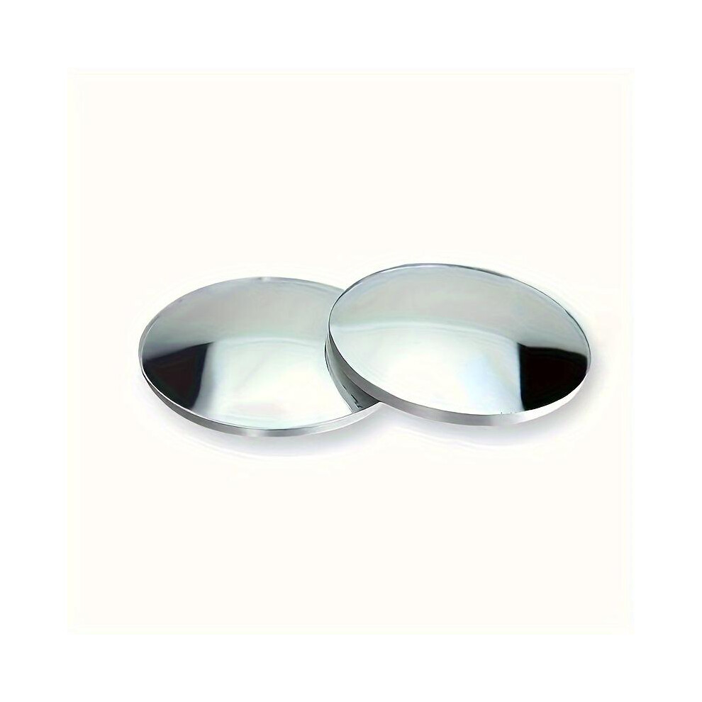 (Abs-2Pcs) 2Pcs Fit Round Convex Car Rearview Mirrors, 360-Degree Adjustable Blind Spot Wide-Angle Glass, Front Location, High-Definition Borderless 5071832413332