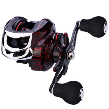 Fishing Reel 7.2:1 Gear Ratio Baitcasting, 8Kg Drag, Spool, Dual Brake System, Aluminum Cup, Right Hand