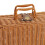 Picknick-Box M, Holzfarbe, Ringgriff, Rattan 6