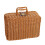 Picknick-Box M, Holzfarbe, Ringgriff, Rattan 2