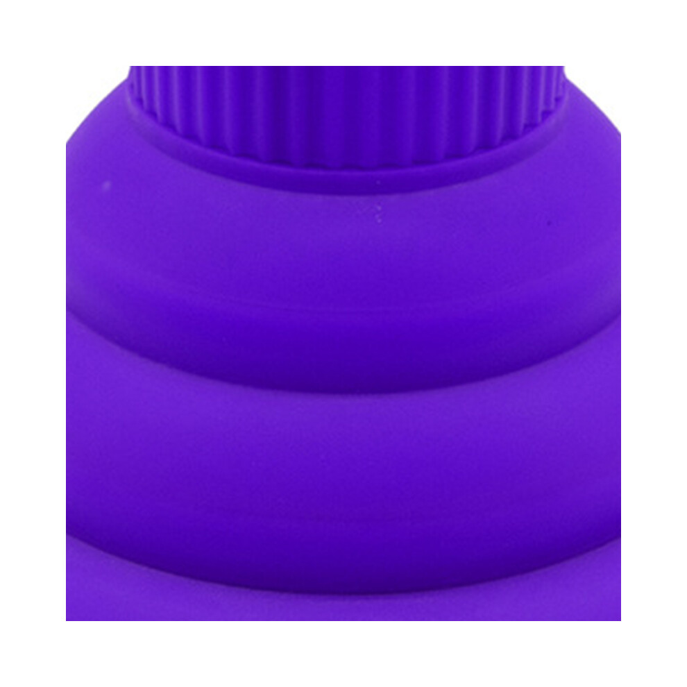 Purple Silicone Hair Dryer Diffuser Foldable 13.5Cm For Curly Hair