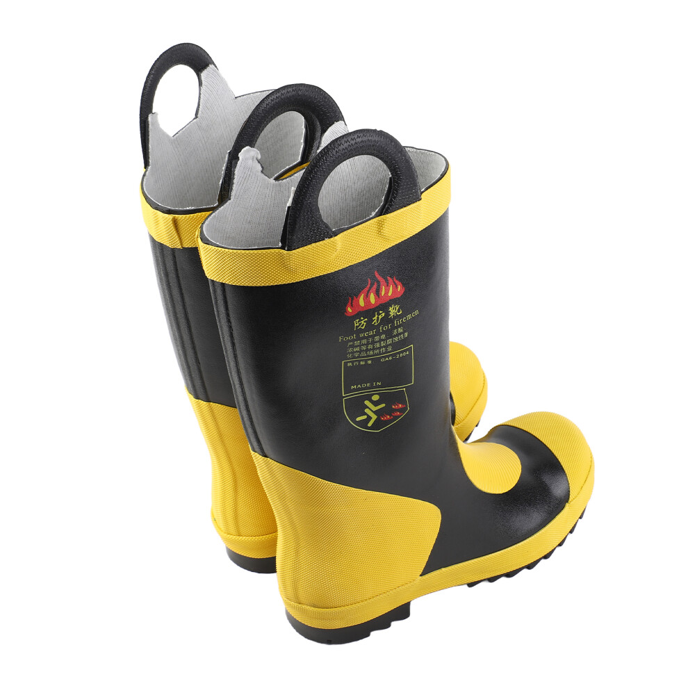 Emergency Rescue High Boots Rubber Fire-Proof Non-Slip Insulation Protective Boots 8211356310787