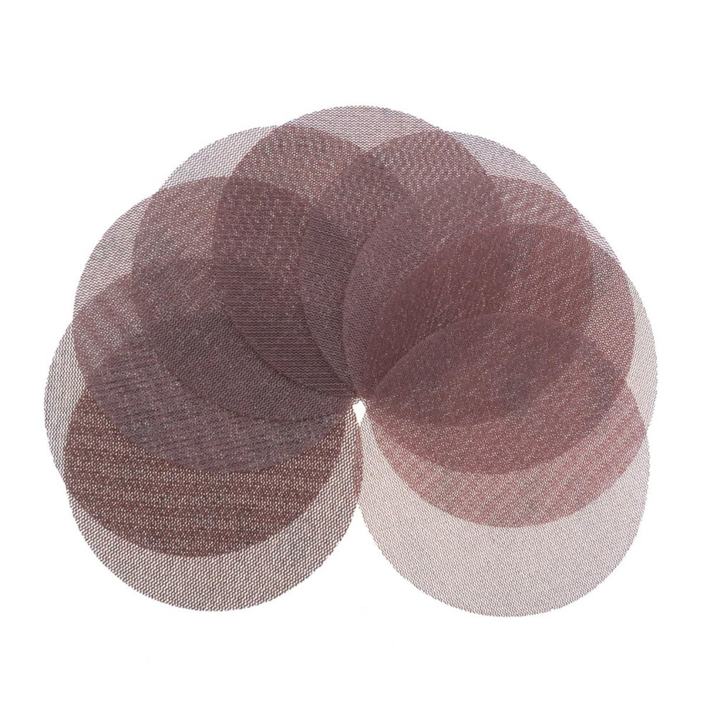 6 Inch 150Mm Anti-Blocking Dry Hook Loop Grinding Sandpaper 80-600 Grit(320Grit) Orbital Sanders, Hook-And-Loop Backing 9084446659757