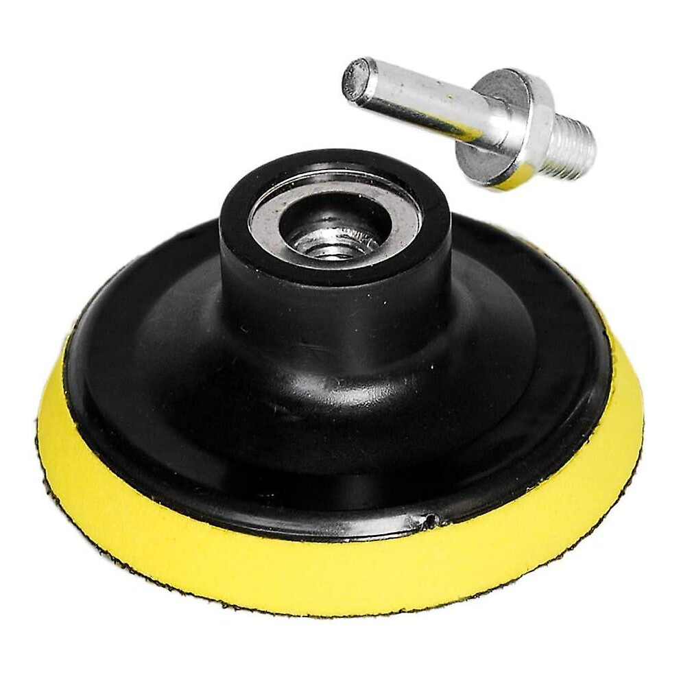 Kikidex (As Show, One Size) Polishing Backing Pad With M10 Drill Adapter,3Inch/80Mm Hook And Loop Backing Pad Orbital Sander Polisher Sanding Pad