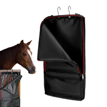 Horse Tack Bag Bridle Bag With Hooks Portable Tote For Headstalls And Bits Riding Boots Reins Rails Trail Riding