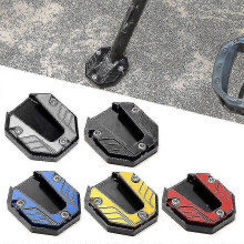 (As show, Gold) Universal Scooter Motorcycle Bike Kickstand Extender Foot Side Stand Extension Pad Support Plate Ant