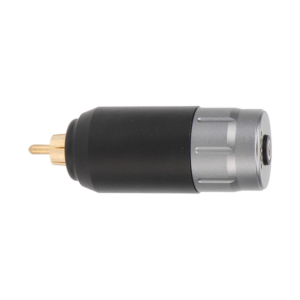 Silver Rca Tattoo Power Supply Adjustable Voltage Usb Battery 1300Mah