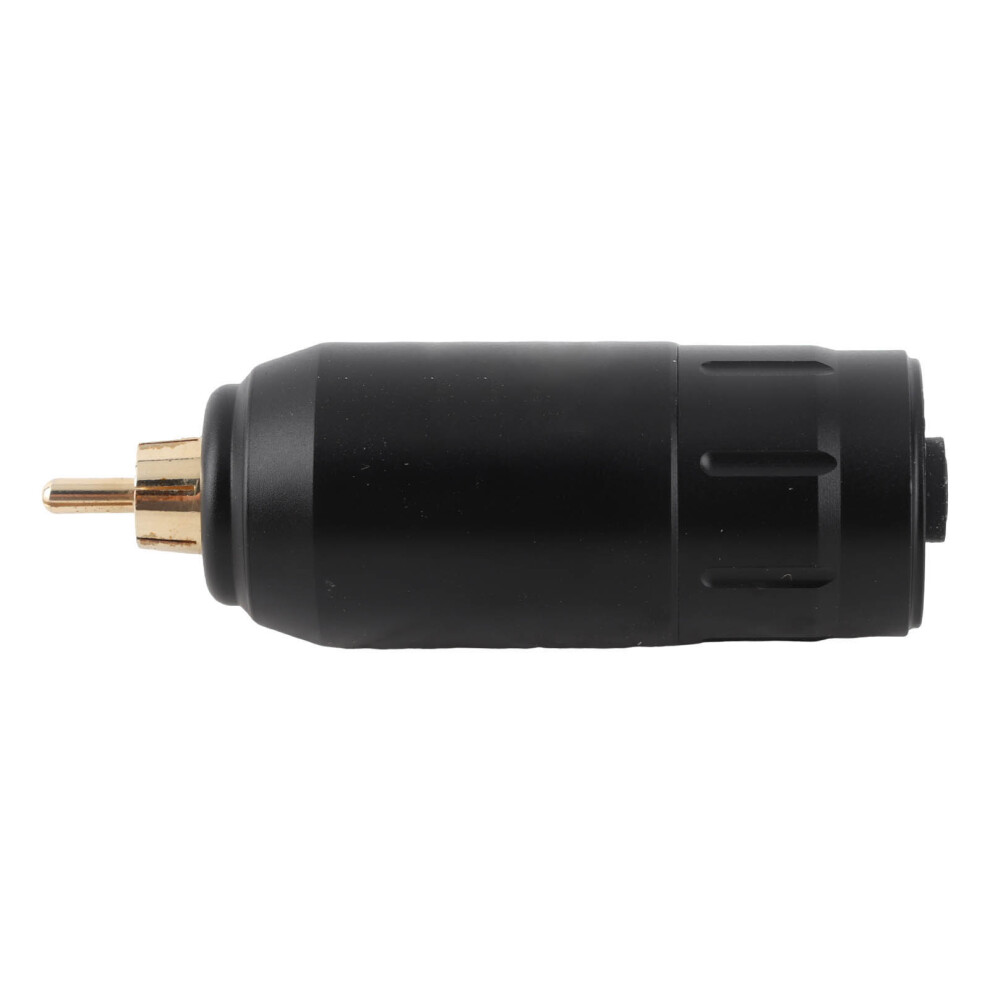 Wireless Aluminium Alloy Tattoo Power Supply 1300mAh 8V Rechargeable Black