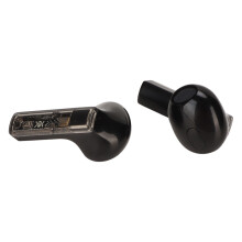 BT5.3 Kompakte In-Ear-Kopfhörer, Schwarz, 25mAh Buds, 200mAh