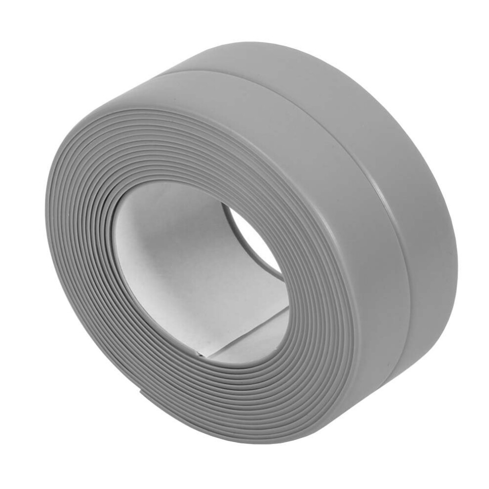 Caulk Strip 2-Pack Grey Self-Adhesive Waterproof Tape 3.2M X 3.8Cm Cockroach Prevention Bathroom 9393856681136