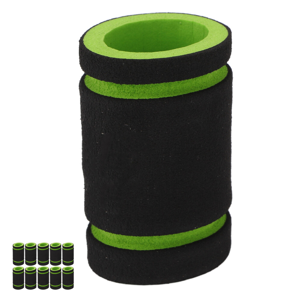10pcs Green Foam Tattoo Grip Covers 22mm Inner Diameter
