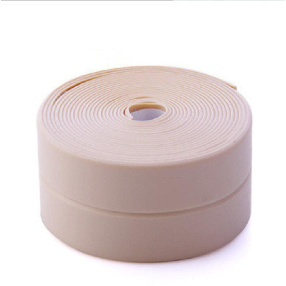 Good Sealing Caulk Strip Tape Pvc Self-Adhesive Waterproof Pink 3.2M X 2.2Cm Shower Sink Bath Edge Wall Sticker Kitchen Floor 9084446660449