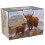 Highland Cow Butter Dish Fine China Multi Color Rustic Design for Table Serving 9