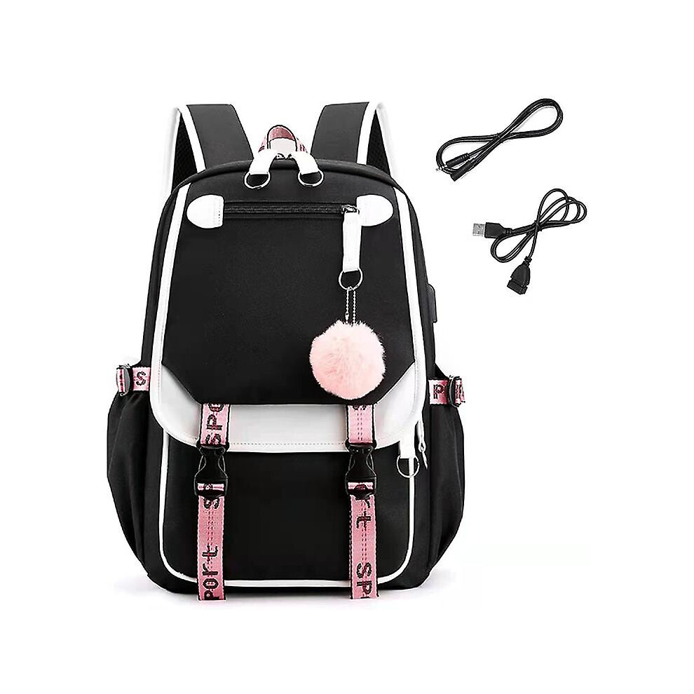 Kikidex (As Show, One Size) Youth School Bag Casual Large Waterproof Backpack Student Casual