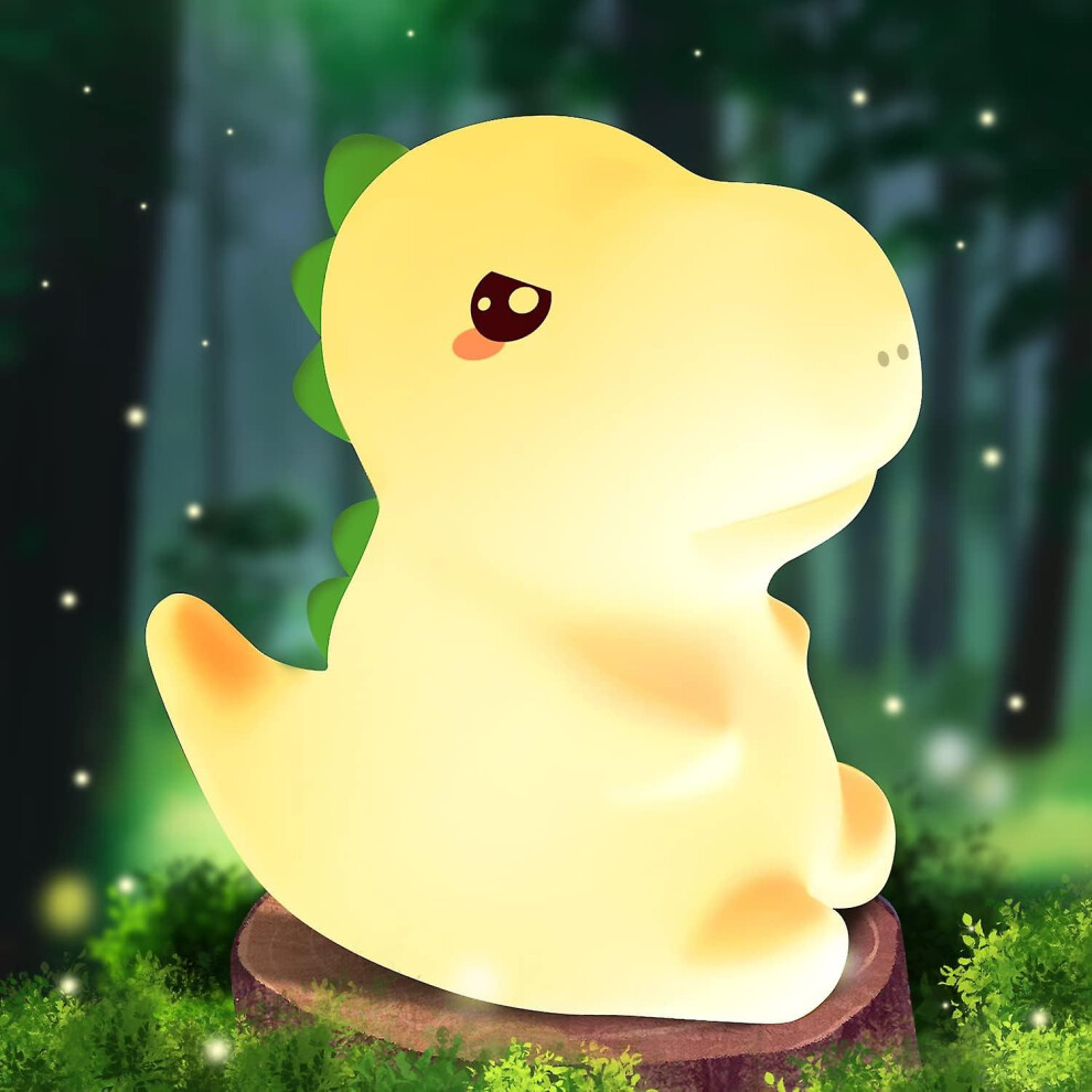 Kikidex (As Show, One Size) Led Children's Night Dinosaur Nursing Lamp Touchable Light