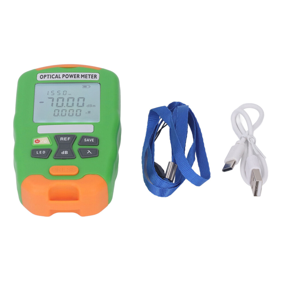 Optical Fiber Power Meter Aua-Dc7 Rechargeable, -70 To +10Dbm 8481356317097