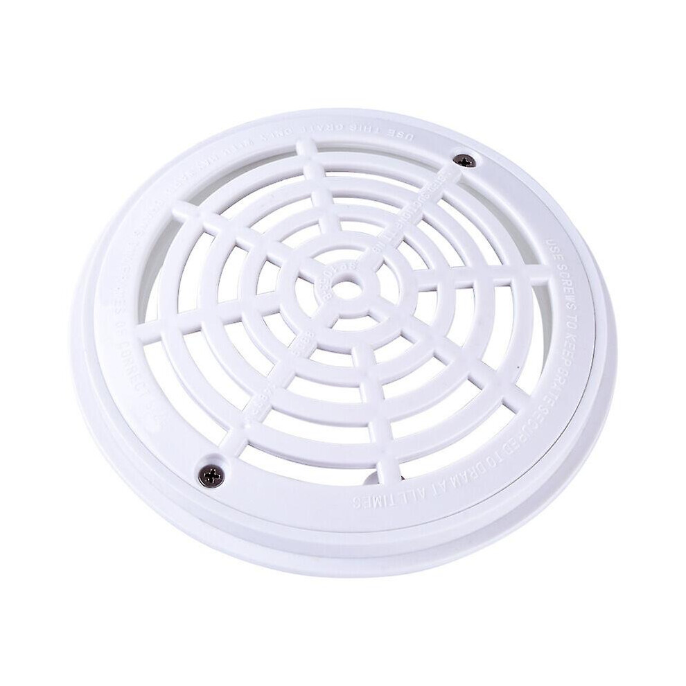 Kikidex (As Show, One Size) Swimming Pool Accessories Swimming Pool Drain Cover 8 Inch Round Main Suction Plate For In Ground Swimming Pools, 1Pcs