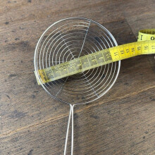 (10CM) Stainless metal skimmer best for deep frying chips .