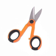 (As show, Gray) Fiber Optic Kevlar Cutter Scissors Kevlar Aramid Fiber For Sharp Scissors