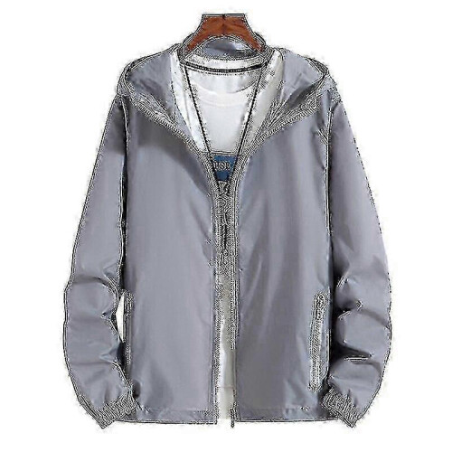 (7XL, COLOR black) Men's 7XL 6XL Quick-Dry Waterproof Windbreaker, Sunscreen Lightweight Military Jacket1