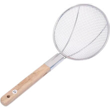 (20cm) Strainer Spoon, Stainless Steel, Comfortable Grip, Thicken Wooden 14cm, 16cm,18cm,20cm