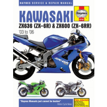 Kawasaki ZX6R 0306 by Haynes Publishing Paperback Book
