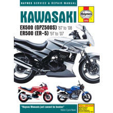 Kawasaki EX500 GPZ500S amp ER500 ER5 87 05 by Haynes Publishing Paperb