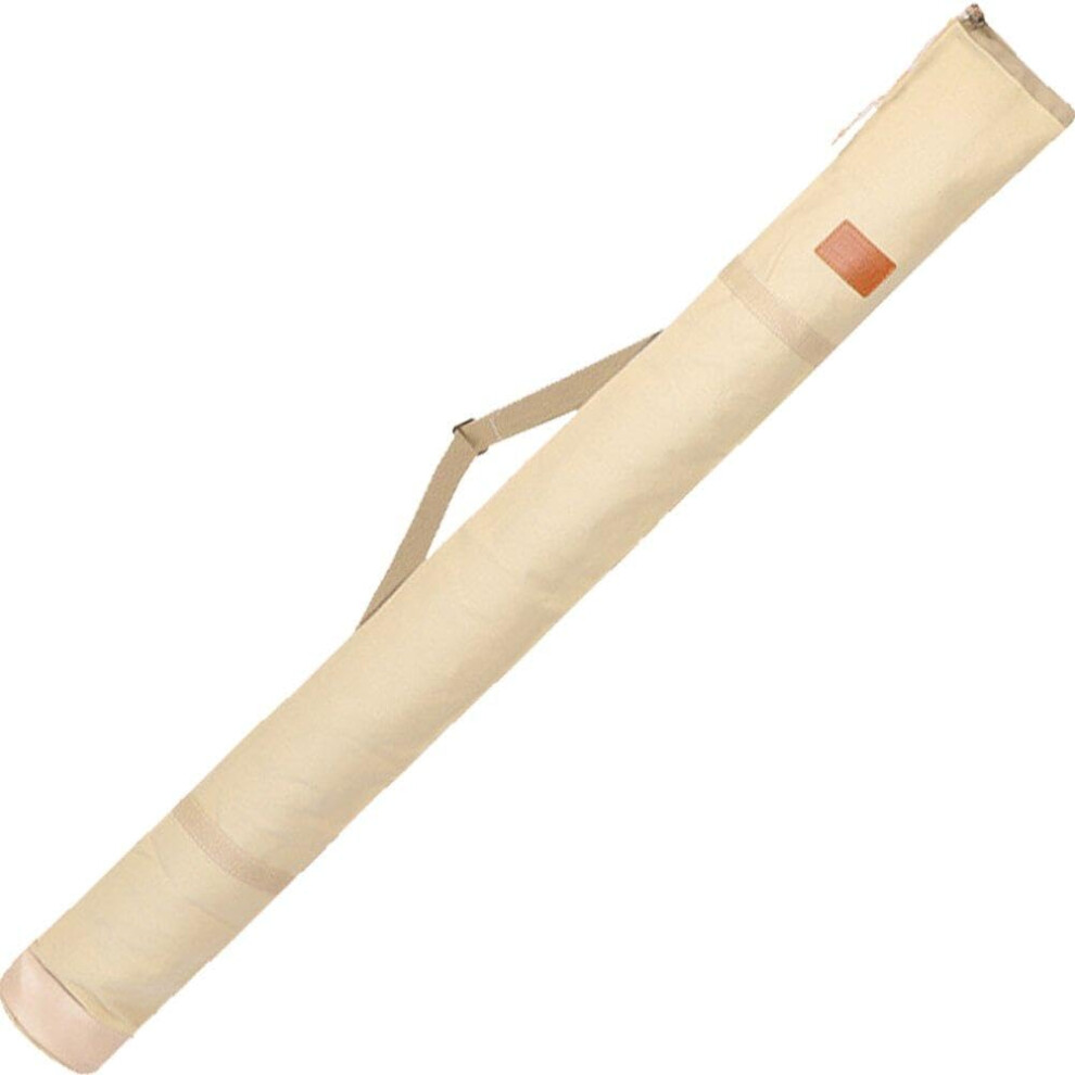 Portable Fishing Rod Bag Large Capacity Protection Bag Folding Case Beige For Fishing Gear Accessories Compatibility With Most Rods-image-OPC-PMGX7PC-NEW