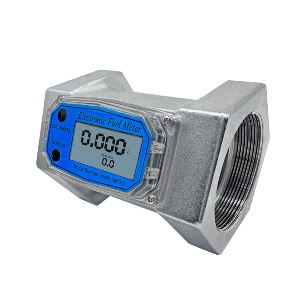 Liquid Meter Flowmeter With Lcd Display For Diesel Fuel And Water, Electronic Turbine Flowmeter, 1In 2In 2.5In 3In 9067246370152