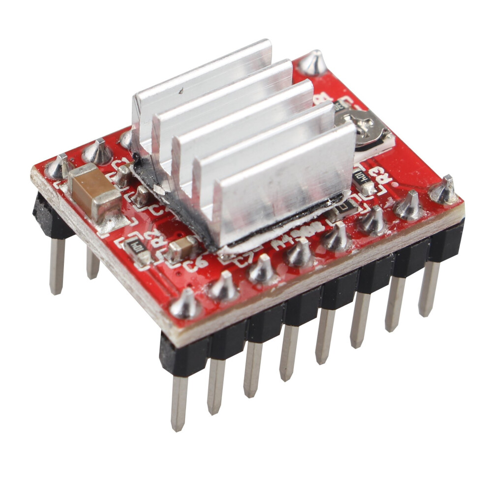 A4988 Stepstick Reprap Stepper Motor Driver Module With Heat Sink For 3D Printers Compatible With Arduino 9084446661651