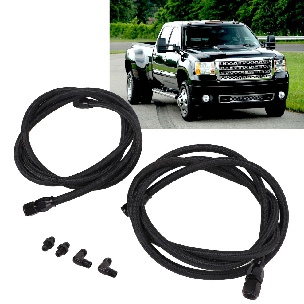 Reinforced 7Ft Ptfe Hose & 6An Fittings For 4L60 700R4 Th350 Th400 3061356321499
