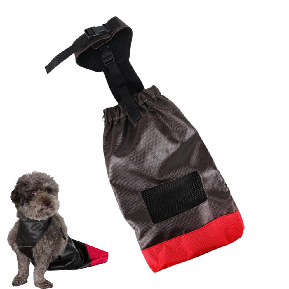 Black Dog Drag Bag Paralyzed Dog Supplies Washable Pouch With Flexible Shoulder Strap For All Size Breeds Daily Walk