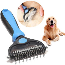 (Default) Pet Deshedding Brush for Dogs & Cats | Fur Remover & Knot Cutter | Grooming Tool UK
