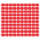 100 Stück Endkappenabdeckung PVC 15mm Rot 13