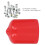 100 Stück Endkappenabdeckung PVC 15mm Rot 12