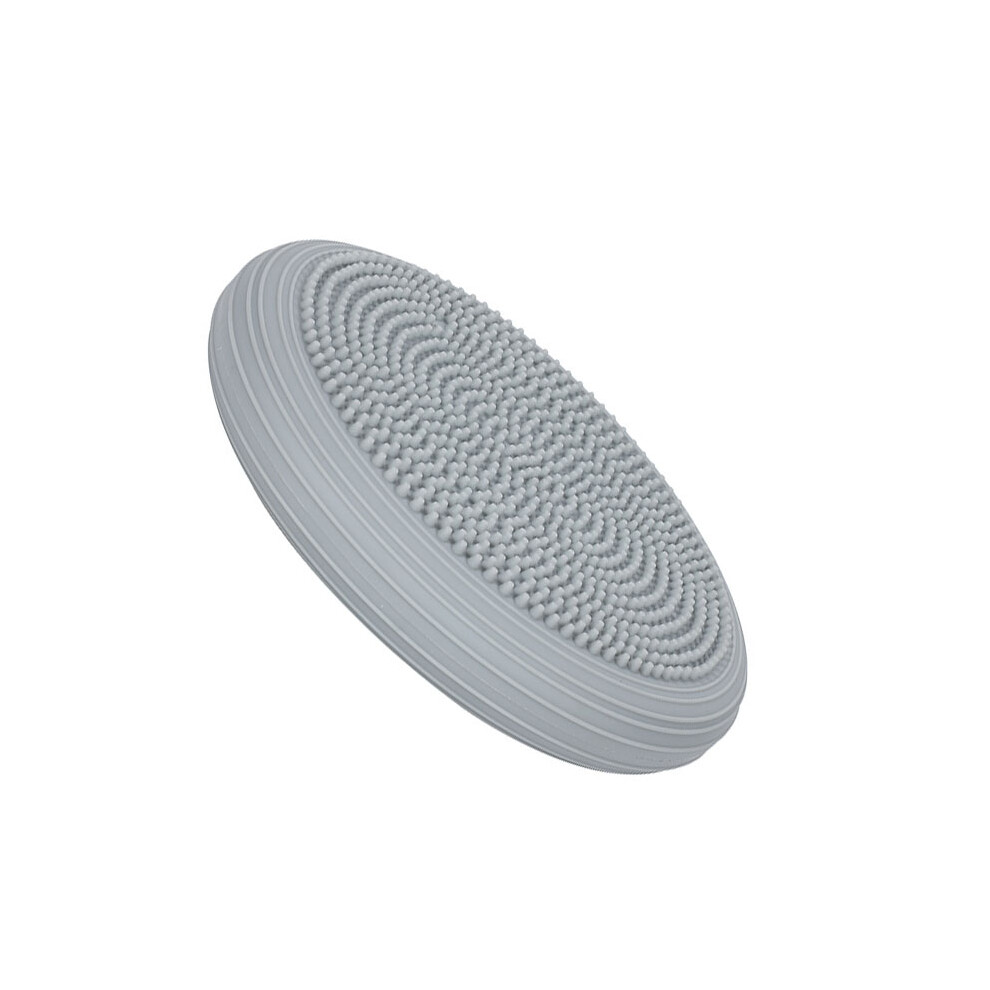 Grey Inflatable Yoga Balance Disc 33X5cm Flexible Core Strength Cushion
