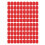 100 Stück Endkappenabdeckung PVC 15mm Rot 16