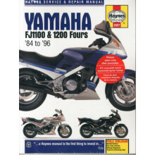 Yamaha FJ1100 amp 1200 Fours 8496 by Haynes Publishing Paperback Book