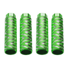 (As show, One size) 4 Pcs Aluminum Alloy Bike Pegs Bmx Pedals Fit 3/8 Inch Axles Bicycle Back Pedals