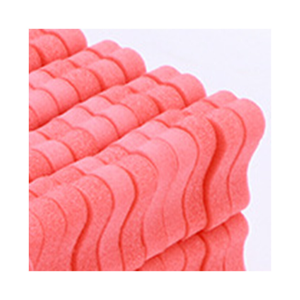 Red 100Pcs Sponge Toe Separators, Soft Nail Art Manicure Divider