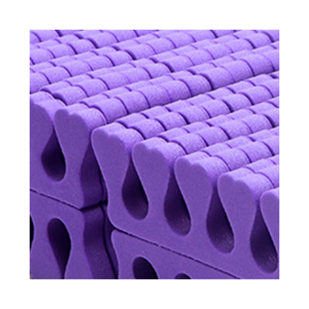 Purple 100Pcs Sponge Toe Separator For Nail Art, Manicure & Pedicure