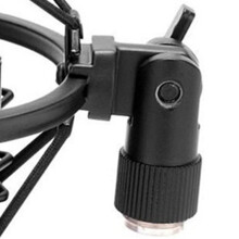 Metal Microphone Shock Mount Stand Anti-Vibration for Video Recording Black