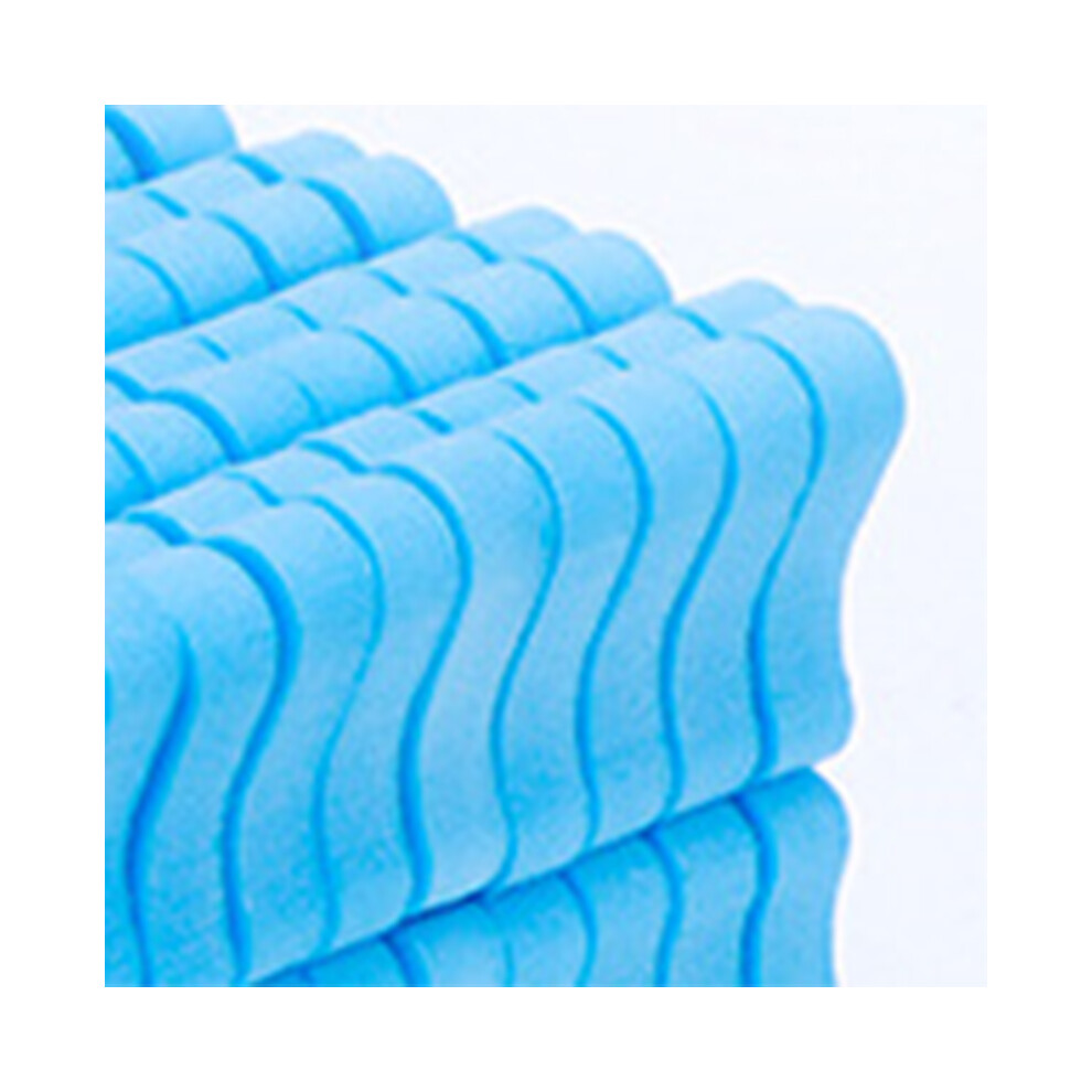 Blue 100Pcs Sponge Toe Separator Finger Divider For Manicure Pedicure
