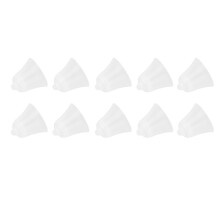 Domos de silicona para audífonos Blanco S 10PCS