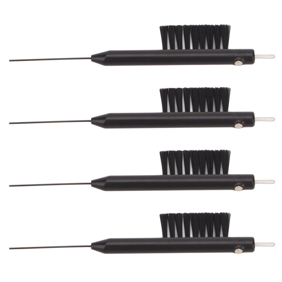 Professional Hearing Amplifier Cleaner Brush Set with Wax Loop and Soft Cloth