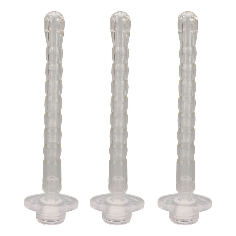 3 Pack Reusable Enema Nozzle Tips with Filter for Shower Douching
