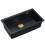 Lavello In Granito Logan 110 Black Rame 1