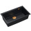 Lavello In Granito Logan 110 Black Rame 3