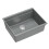 Νεροχύτης Από Γρανίτη Logan 100 Grey Metallic ( 56 X 45 X 21.5 Cm) Νικέλιο 2